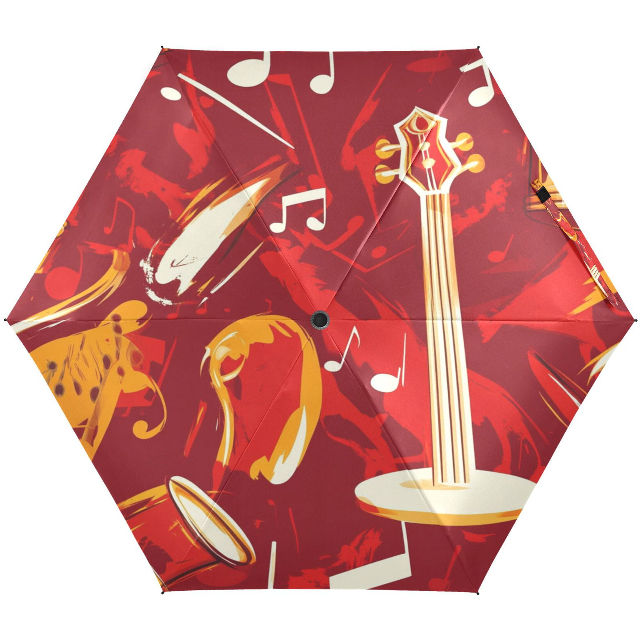 Sun Musical Instruments Musical Notes and Instruments Umbrellas for Sun Auto Open Close UV50 ...