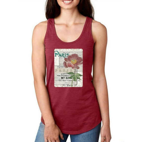 Musical Paris I Racerback Tank Women -Jennifer Goldberger Designs, Female Large