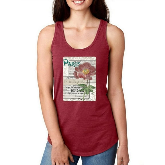 Musical Paris I Racerback Tank Women -Jennifer Goldberger Designs, Female XX-Large