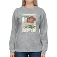 thumbnail image 1 of Musical Paris I Sweatshirt Women -Jennifer Goldberger Designs, Female x-Large, 1 of 4