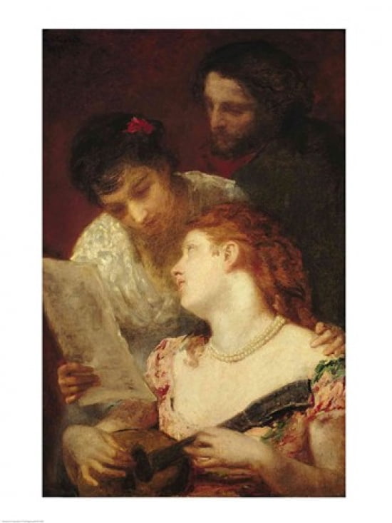 Musical Party 1874 Canvas Art - Mary Cassatt (18 x 24)