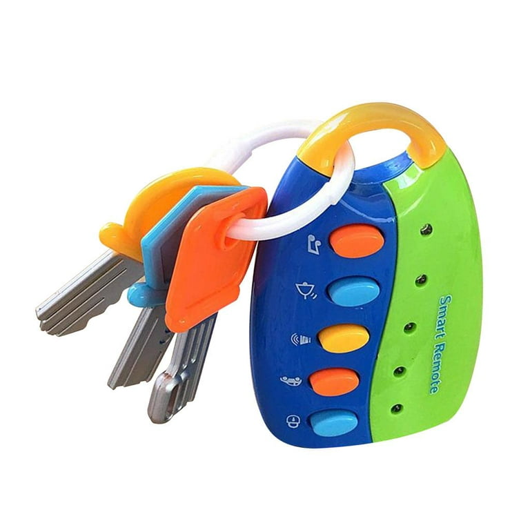 Car Key Toy Fake Car Key For Toddlers Musical Smart Remote Car Key