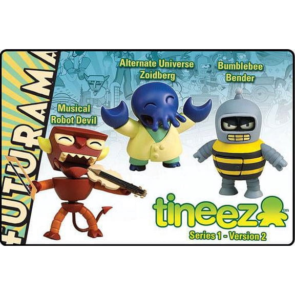 Musical Robot Devil, Alternate Universe Zoidberg & Bumblebee Bender Mini Figure 3-Pack