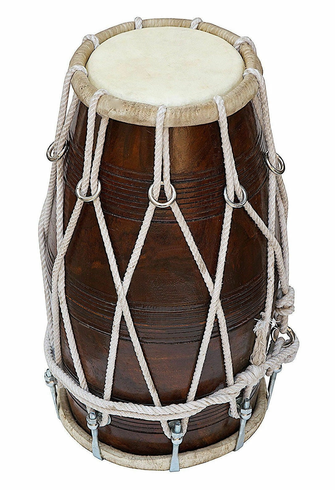 Musical Rope Dholak Sheesham Indian Traditional Musical Instrument With ...