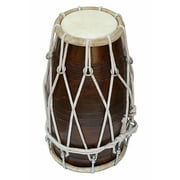 Musical Rope Dholak Sheesham Indian Traditional Musical Instrument With Cover