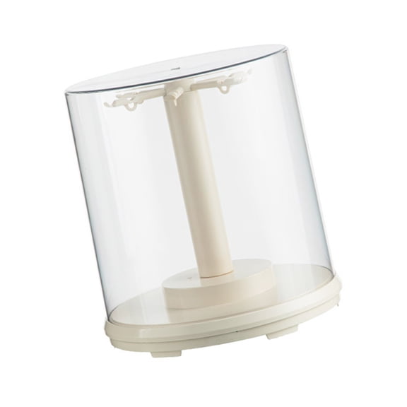 Musical Rotating Clear Showcase Protective Storage Rotating Case For Stuffed Miniature Figurines Display