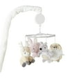 Musical Rotating Crib Mobile Deer, Bunny, Squirrel, Hedgehog Tan