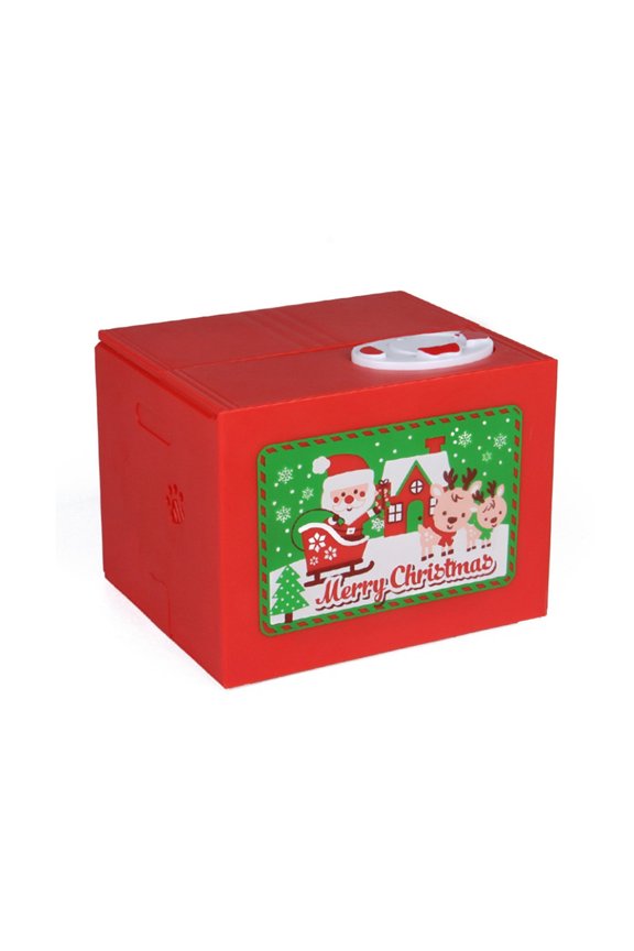 Musical Santa Claus Coin Bank With Automatic Money Stealing Function Fun Gift Toy For Kids Promotes Saving Habit