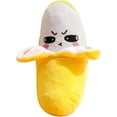 thumbnail image 1 of Musical Sensory Interactive Plush Toy with Skin Touch Sensor, Banana Doll Dual Mode Music Toy for Group Play Party Game Christmas Birthday Gift, 1 of 7