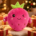 thumbnail image 1 of Musical Sensory Interactive Plush Toy with Skin Touch Sensor, Strawberry Doll Dual Mode Music Toy for Group Play Party Game Christmas Birthday Gift, 1 of 7