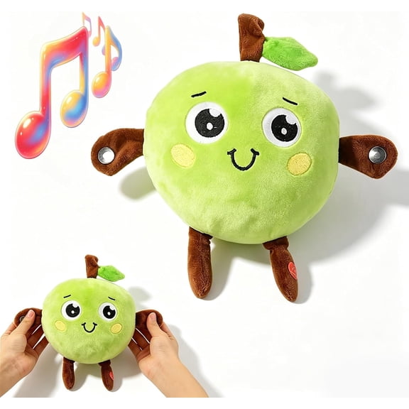 Musical Sensory Toy, Interactive Plush, Dual‑Mode Skin‑Touch Activated Sound Toy, Fruit‑Shaped for Shared Play & Holiday Gifting
