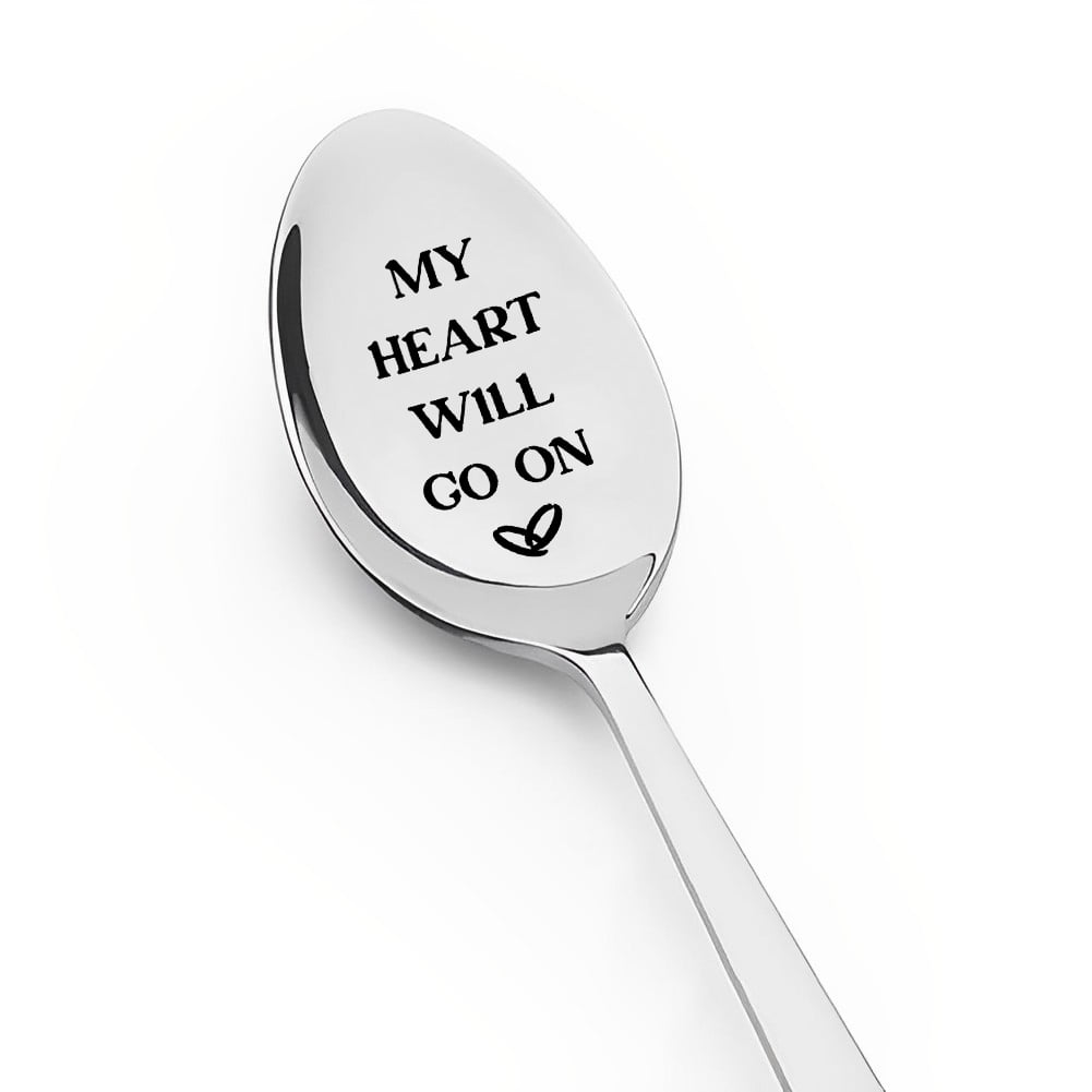 Levaukiem Funny Stainless Steel Spoon - 7.5 Inch, Coffee/Tea Spoon With Quotes, Gift For Book Lovers - View #8