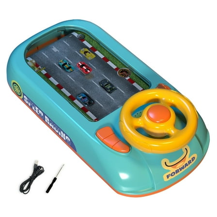 Musical Steering Wheels Toy Interactive Race Car Toy Toddler Driving Games