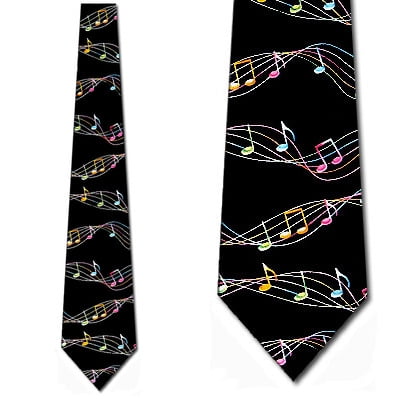Musical Stripe Necktie Mens Tie
