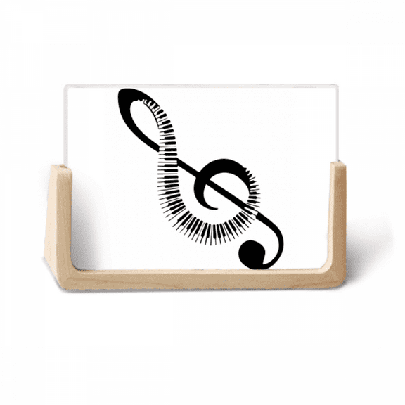 Musical Symbol High-nute Piano Photo Wooden Photo Frame Tabletop Display