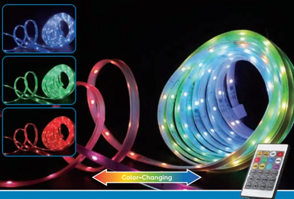 Holiday time led blue tape lights deals