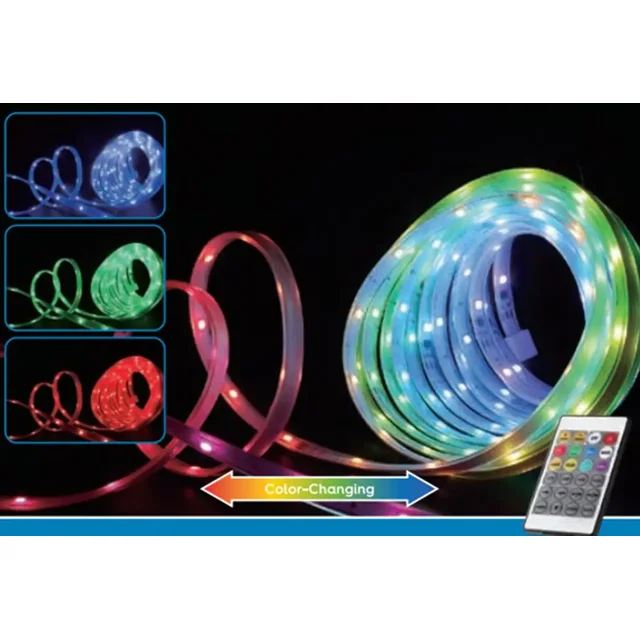 Musical Synchronized Digital RGB LED Tape Lights, 23.6 ft, Multicolor