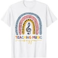 thumbnail image 1 of Musical Teacher Teaching Music Is My Jam Rainbow T-Shirt, 1 of 2