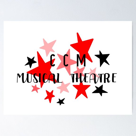Musical Theatre Masterclass Acting Stage Performance Wall Decor, Stretched Canvas