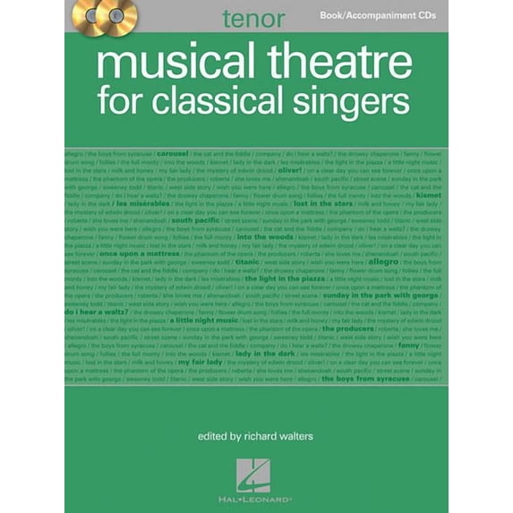 Musical Theatre for Classical Singers : Tenor Book/2-CDs Pack (Mixed media product)