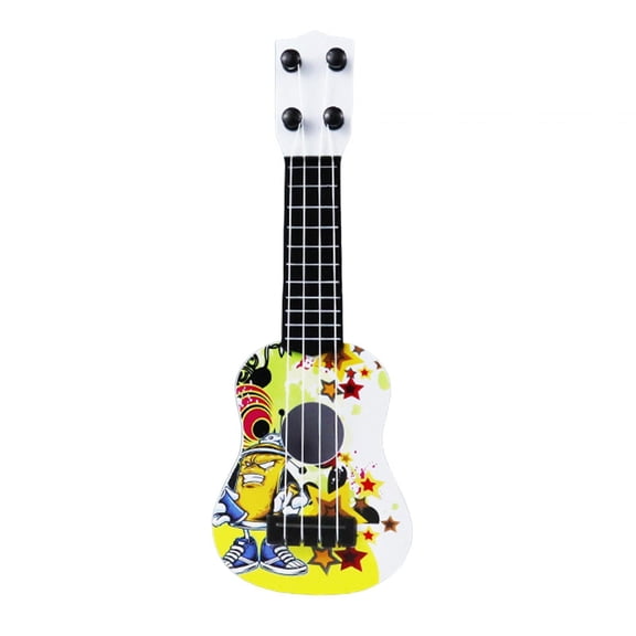 Musical Toy Ukulele Developmental for Party Toys Music Art Toys Musical Gift Graffiti Pattern