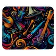 thumbnail image 1 of Musical instruments 8.3x9.8 Inch Square Gaming Mouse Pad with Non-Slip Rubber Bottom, Printed Desk Mat for Office and Gaming, 1 of 6