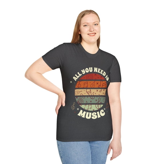 Musical instruments Notes Lover Men Woment Novelty Tshirt