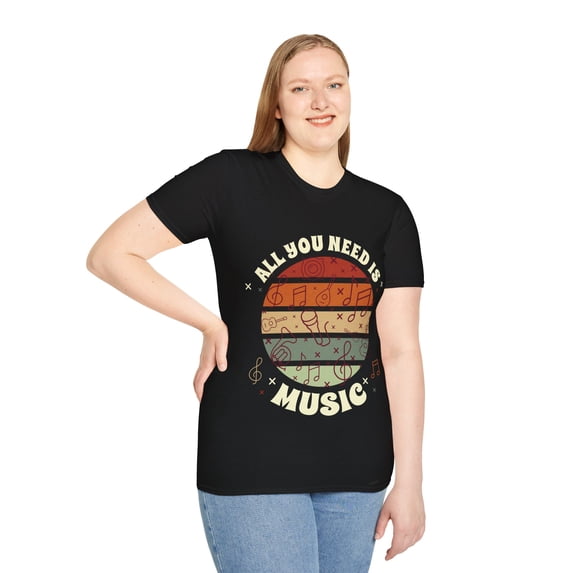 Musical instruments Notes Lover Men Woment Novelty Tshirt