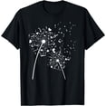 thumbnail image 1 of Musician Dandelion Flower Music Notes Music Fan Music Lover T-Shirt, 1 of 4
