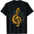thumbnail image 1 of Musician Gift Idea Music Notes Musical Instrument Piano T-Shirt, 1 of 3