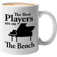 thumbnail image 1 of Musician Mug White 11oz - Best Players On The Bench - Piano Player Pianist Artist Musician Music Lover, 1 of 7