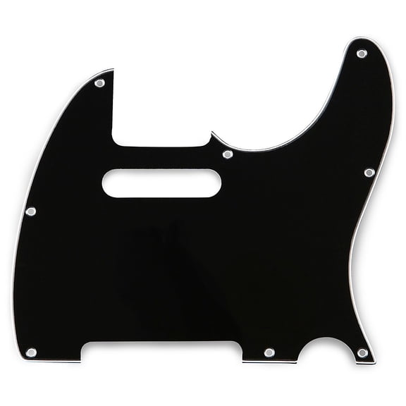 Musician's Gear 2 Single-Coil Tele Pickguard Black