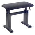 thumbnail image 1 of Musician's Gear Hydraulic Lift Piano Bench Black Velvet Top Black Matt Finish, 1 of 2