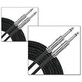 thumbnail image 1 of Musician's Gear Standard Instrument Cable Braid-20 ft.-Black (2 Pack), 1 of 2