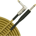 thumbnail image 1 of Musician's Gear Tweed Right Angle Instrument Cable Gold 20 ft., 1 of 2