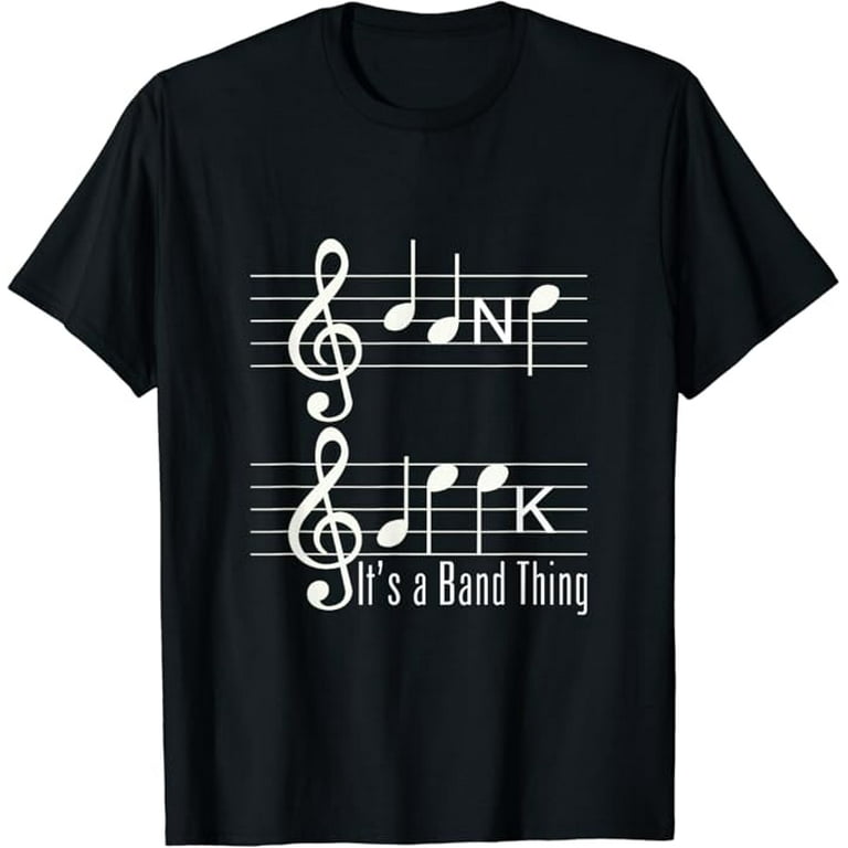 Band Geek Music Notes Spelling Funny T-Shirt For Musicians Band Geek Music Notes Spelling Funny T-Shirt For Musicians