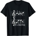 thumbnail image 1 of Musicians Band Geek Music Notes Spelling Funny T Shirt, 1 of 4