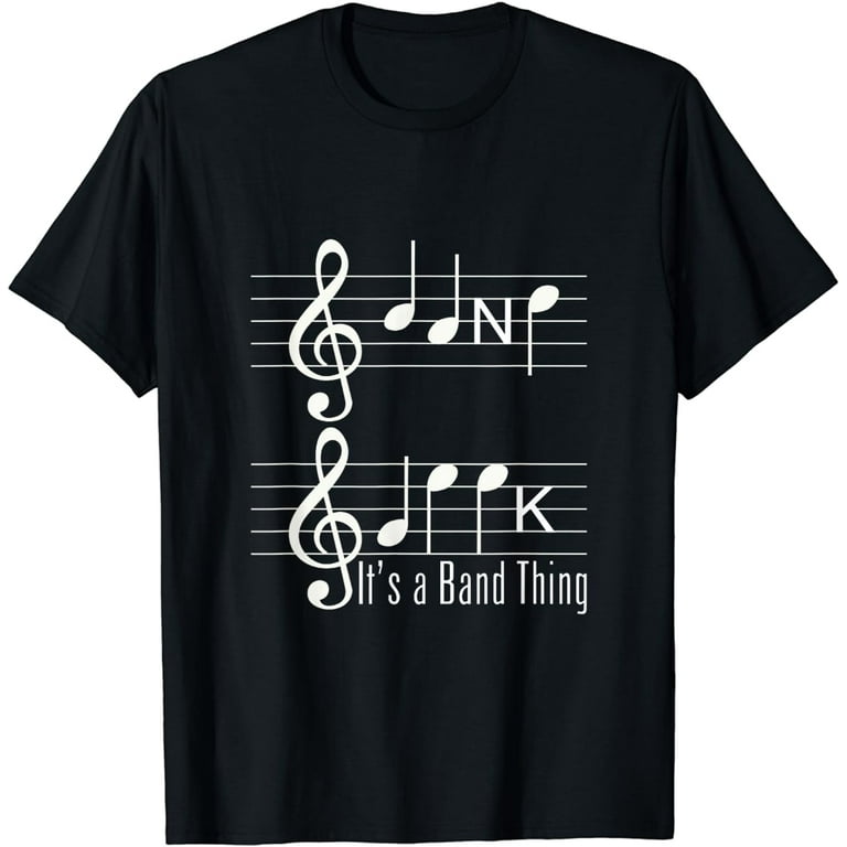 Band Geek Music Notes Spelling Funny T-Shirt For Musicians Band Geek Music Notes Spelling Funny T-Shirt For Musicians