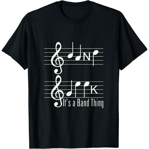 Musicians Band Geek Music Notes Spelling Funny T Shirt