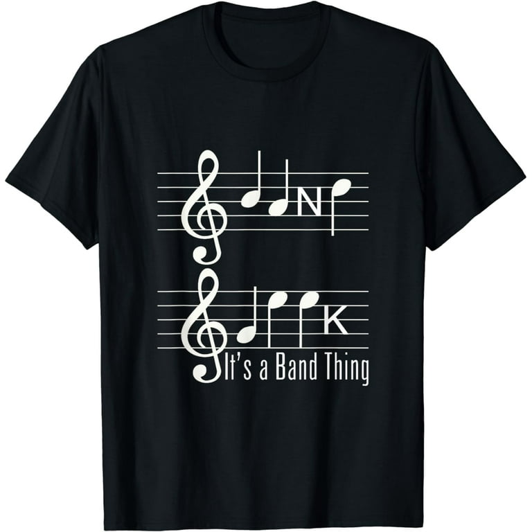 Band Geek Music Notes Spelling Funny T-Shirt For Musicians Band Geek Music Notes Spelling Funny T-Shirt For Musicians