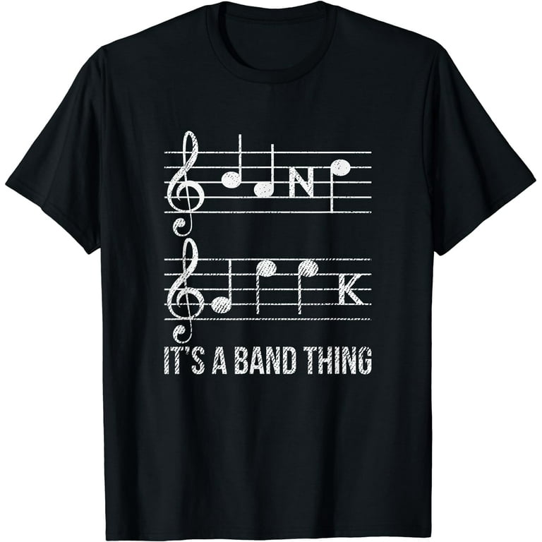 Band Geek Music Notes Spelling Funny T-Shirt For Musicians Band Geek Music Notes Spelling Funny T-Shirt For Musicians