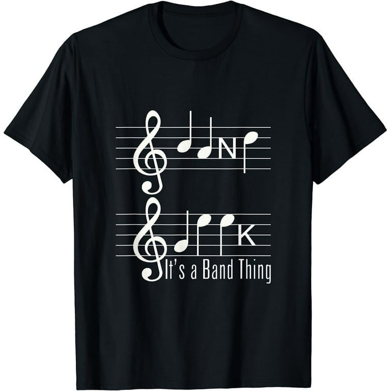 Band Geek Music Notes Spelling Funny T-Shirt For Musicians Band Geek Music Notes Spelling Funny T-Shirt For Musicians