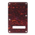 thumbnail image 1 of Musiclily Pro Guitar Strat Back Plate for Fender USA/Mexican Standard Stratocaster Modern Style, 4Ply Red Tortoise, 1 of 5