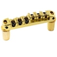 thumbnail image 1 of Musiclily Basic 51.5mm(2-1/32 inch) Roller Locking Tune-o-matic Guitar Bridge Tunematic Saddle for LP Style Electric Guitar, Gold, 1 of 5