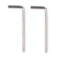 thumbnail image 1 of Musiclily Basic Metric 2mm Steel Allen Key Hex Wrench for Guitar Bass Potentiometer Control Knob Set Screw, Nickel (Set of 2), 1 of 5