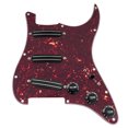 thumbnail image 1 of Musiclily Basic Pre-wired Loaded Standard ST-SSS Pickguard with Ceramic Magnet Dual Hot Rail Pickups Set for Strat Style Electric Guitar, 4Ply Tortoise Shell, 1 of 5
