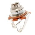 thumbnail image 1 of Musiclily Pro 1/4 inch 6.35mm 2 Contact Mono Output Jack Socket for Electric Guitar Bass, Nickel, 1 of 5