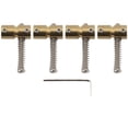 thumbnail image 1 of Musiclily Pro 19mm Brass Bass Bridge Saddles for 4-String Precision and Jazz Bass, Original Color (Set of 4), 1 of 5