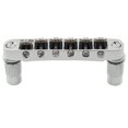 thumbnail image 1 of Musiclily Pro 52mm(2-3/64 inch) Tune-O-Matic Guitar Bridge Roller Saddles Set for LP SG Style Electric Guitar, Chrome, 1 of 5