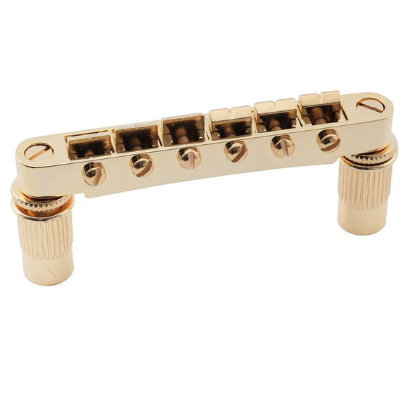 Musiclily Pro 52mm Tune-o-matic Bridge for Epiphone LP SG Style Electric Guitar, Gold